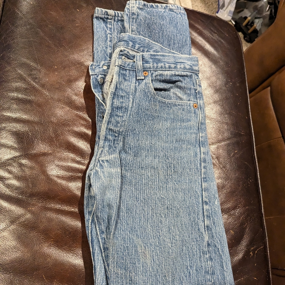 Pinstripe Levi's